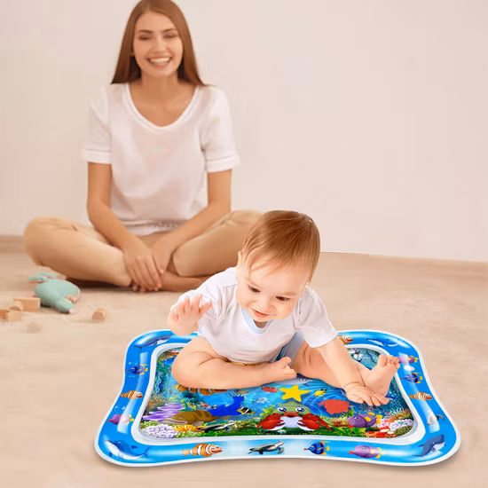 インフレータブルキッズ幼児おなかタイムプレイウォーターマット